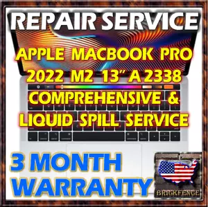MACBOOK PRO 13" A2338 M1 2020 MYDA2LL/A LAPTOP 820-02020-A LOGIC BOARD REPAIR - Picture 1 of 1