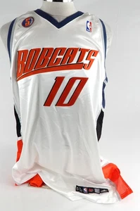 2008-09 Charlotte Bobcats Vladimir Radmanovic #10 Game Issued White Jersey 5 P 9 - Picture 1 of 6