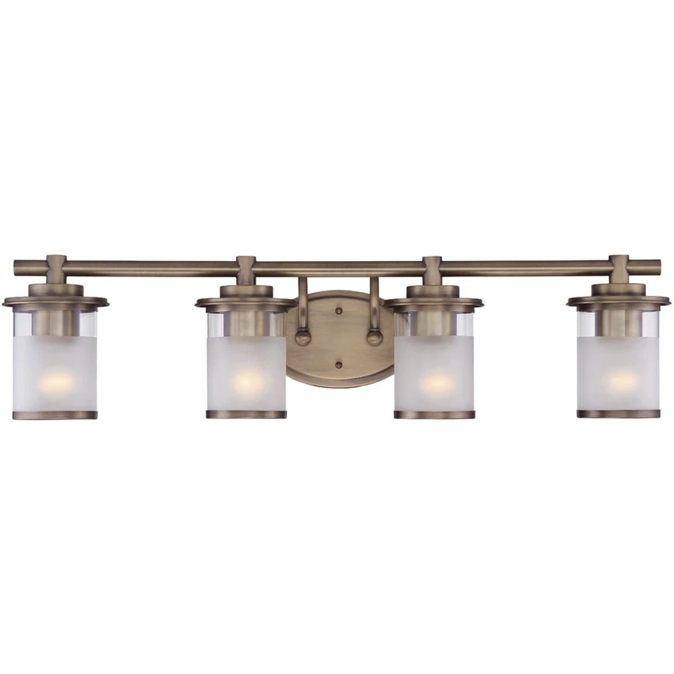 Fuente de diseño 6694-OSB Essence tocador de baño luz latón satinado antiguo Foto 1 de 1