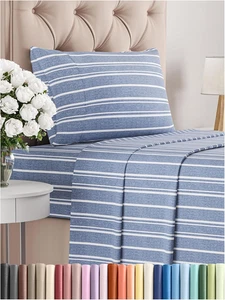 Full Size 4 Piece Sheet Set - Comfy Breathable & Cooling Bed Sheets Set - Hotel  - Picture 1 of 57