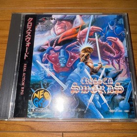 CROSSED SWORDS ADK Neo Geo CD ADCD-002 1994 w/ Case Manual Used