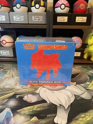 (Leer Descripción) Pokemon Base Set Espada y Escudo Elite Entrenador Caja Foto 1 de 4
