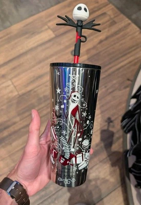 NEW🌟2025 The Nightmare Before Christmas Santa Jack Starbucks Tumbler NBC - Image 1 of 4