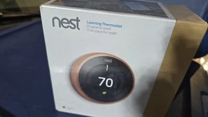 Nest Thermostat 3rd Gen T3021US Copper-sealed - Picture 1 of 4