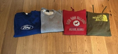 批量 4 件 男式 XL 运动衫 2 Crew/2hoodie — 第 1/3 张图片