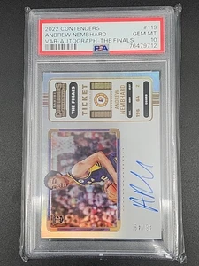 2022-23 Contenders Andrew Nembhard #119 Rookie Ticket Auto #46/49 PSA 10 - Bild 1 von 3