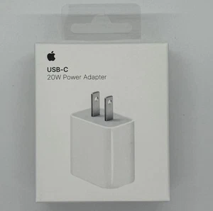 Original Apple 20W iPhone & iPad USB-C Wall Power Adapter NO BOX - Picture 1 of 5