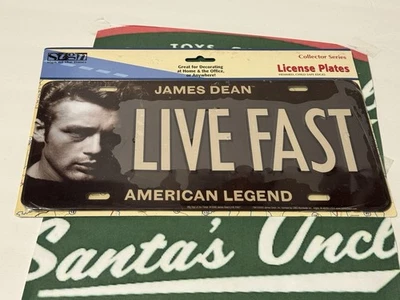 James Dean LIVE FAST American Legend matrícula metal envío gratuito Foto 1 de 2