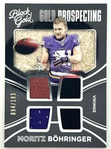 Panini Black Gold 2016 - Quad Materials Moritz Bohringer #GQ15/199 (MEM, RC) - Imagen 1 de 2