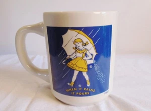 Morton Salt Girl Collectible Coffee Mug 1956 Design  - Picture 1 of 2