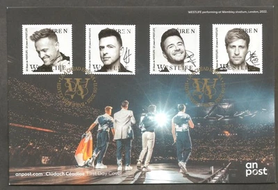 2025 IRELAND 10th ISSUE CELEBRATING 25 YEARS OF WESTLIFE COLLECTORS FDC-BUREAU - Image 1 of 2