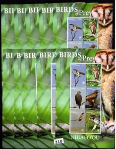 TU 10X NIUAFO`OU - MNH - NATURA - UCCELLINI - GUFI - 2018 - Foto 1 di 1