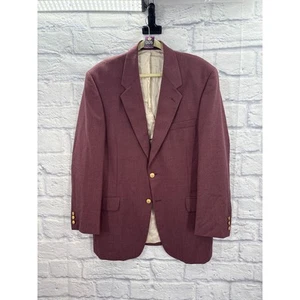Vintage Wall Street Collection Herren Blazer Pflaume 44 L - Bild 1 von 3