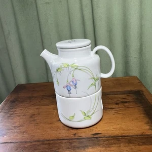 Prelude Toscany Collection Teapot w Warmer "Fuchsia" 3 piece 1 serving - Picture 1 of 14