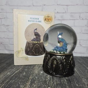 Globo acqua pavone illuminato con display glitter canna cracker funziona - Foto 1 di 15