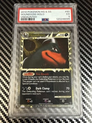 2010 Pokemon HGSS Undaunted Houndoom 82/90 PSA 5 EX - Image 1 of 2