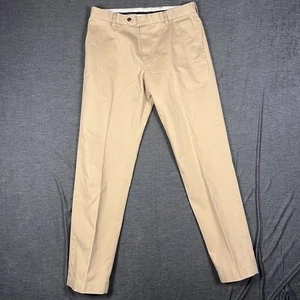 Brooks Brothers Advantage Chino Herren 32x32 hellbraun Milano Fit Baumwolle Hose - Bild 1 von 14