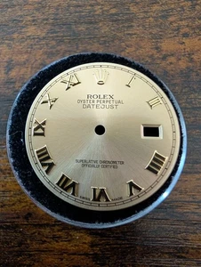 ROLEX OYSTER PERPETUAL DATEJUST 36MM GOLD ROMAN DIAL - FAIR CONDITION 116233 - Picture 1 of 2