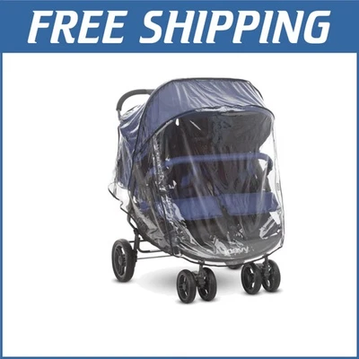 Cubierta de lluvia transpirable ScooterX2 para cochecito - Fácil instalación y vista clara Foto 1 de 2