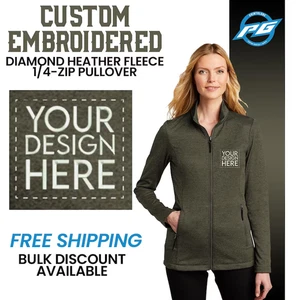 Chaqueta polar estriada colectiva bordada personalizada Port Authority para mujer regalo - Imagen 1 de 7