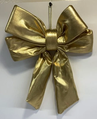 Gold Puffy Bow Clip  - Image 1 of 4
