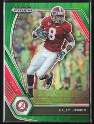 2021 Panini Prizm Draft Picks #55 Julio Jones Green Prizm - Image 1 of 2