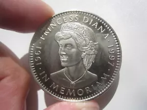 1997 LIBERIA 5 DOLLARS DIANA - Picture 1 of 2