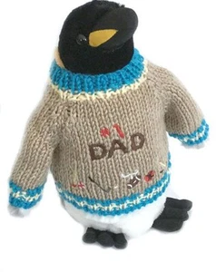 Vatertag Pinguin, Geburtstag,, Plüsch, Stofftier Pinguin, Spielzeug, Geschenk (10 Zoll groß) - Bild 1 von 2