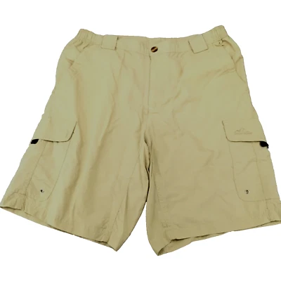 Pantalones Cortos Carga Para Hombre Medianos M Caqui Claro Elastizados Paneles Laterales Senderismo Verano Informales Foto 1 de 4