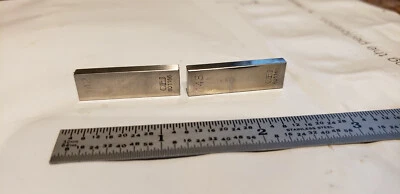 .142 & .143" CEJ Rectangular Steel Gage Gauge Block, Grade B  - Image 1 of 3