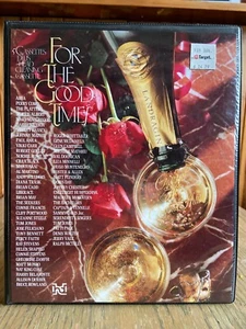 "For The Good Times" 5 Music Cassettes set - 80 tracks special folder VG Cond - Picture 1 of 4