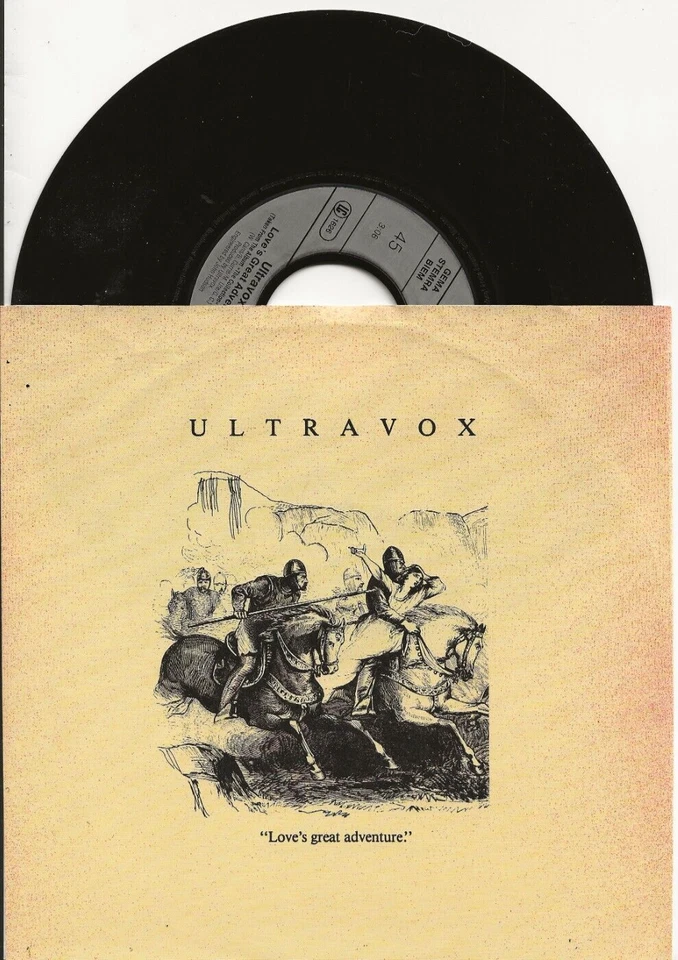 ULTRAVOX LOVE'S GREAT ADVENTURE ORIGINAL SINGLE FROM GERMANY - Image 1 of 1