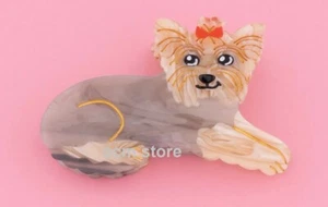 Coucou Suzette Pince À Cheveux YORKSHIRE 1 pc barrette 8 x 4 x 2 cm gris /EBRO - Imagen 1 de 3