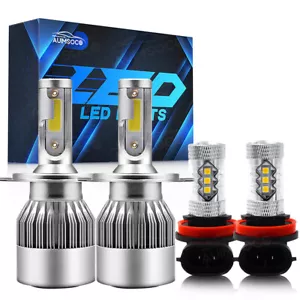 Combo LED Headlight + Fog Light Bulbs KIT For Honda CR-V 2007-2014 Xenon White - Picture 1 of 14