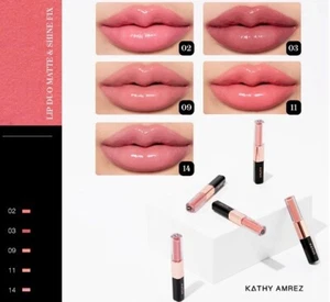 Kathy Amrez Lip DUO Matte & Glossy Shine Hya 4D Nourish Hydrate Lippen - Bild 1 von 11
