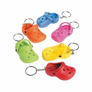 Rubber Shoe Key Chains, Party Favors, Birthday Party Supplies, 12 Pieces - Picture 1 of 2