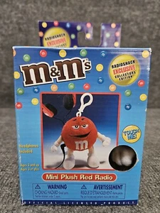 M&M's Mini Plush Red Radio with Headphones - Picture 1 of 4