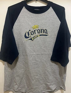 Corona Extra Raglan 3/4 Sleeves Men’s T-Shirt - Officially Licensed - Brand New - Picture 1 of 6