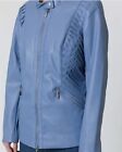 Designer Jacke aus Lederimitat "blau" Gr. 38 *NEU*