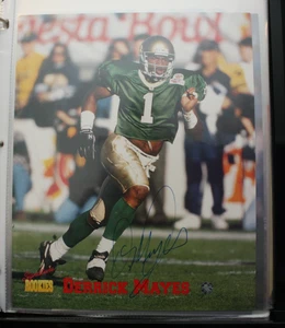Derrick Mayes 8x10 Inch Signed College Photo with COA # 1528 of 3500 - Picture 1 of 2