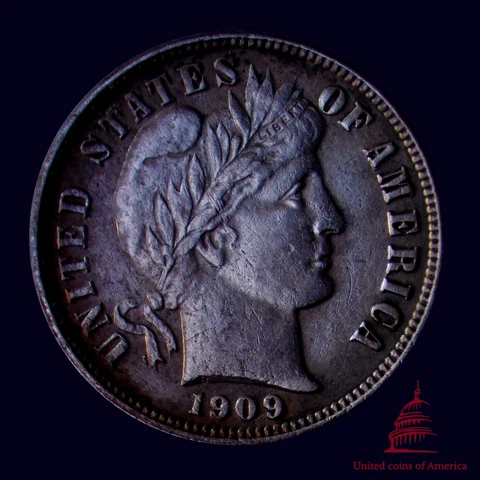 1909 Barber 10 Cents Cover