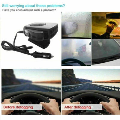 Car Heater Fan Vehicle Ceramic Heating Defroster Demister 12V 200W - Image 1 of 4