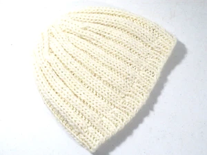 Old Navy Knit Hat Beanie Womens One Size White Ivory - Picture 1 of 3