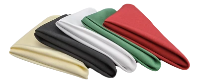 Cloth Table Napkins Linens 20 x 20 - Easy Care 100% Spun Poly - Cotton Like Feel - Image 1 of 4