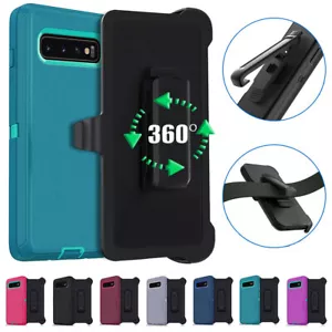 Für Samsung Galaxy S10/S10+/S10e Hülle Robust Hybrid Robust Cover + Gürtelclip - Bild 1 von 54