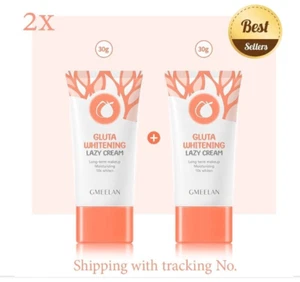 2x GMEELAN Gluta Crema Facial Blanqueadora Loción Hidratante Crema Perezosa 30g - Imagen 1 de 10