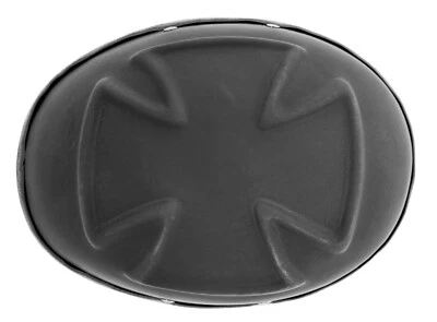 Standard Chopperhelm Eisernes Kreuz Cap Iron Cross matt Schwarz Quad Bike Helm - Bild 1 von 3