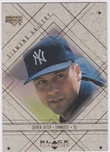 DEREK JETER New York Yankees Baseball 1999 UPPER DECK BLACK DIAMOND GALLERY #G1 - Picture 1 of 2