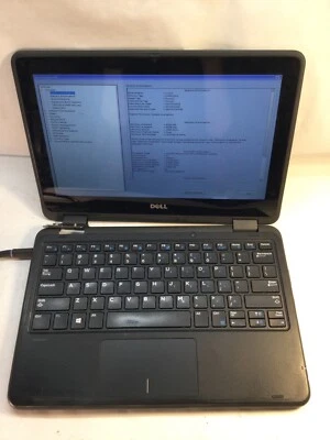 Dell Latitude 3189 11" Laptop Intel Pentium N4200 -BROKEN HINGE- MZ - Image 1 of 4