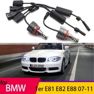 2x LED Angel Eyes Halo Marker Lights Bulb For BMW 1 Series E81 E82 E88 2007-2011 - Picture 1 of 12